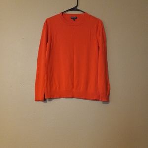 Banana Republic red long sleeve silk cashmere shirt